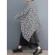 High-Low Loose Plaid Zipper Stand Collar Outerwear High-Low Loose Plaid Zipper Stand Collar Outerwear