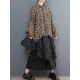 High-Low Loose Plaid Zipper Stand Collar Outerwear High-Low Loose Plaid Zipper Stand Collar Outerwear