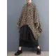 High-Low Loose Plaid Zipper Stand Collar Outerwear High-Low Loose Plaid Zipper Stand Collar Outerwear