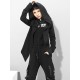 Original Solid Irregularity Elasticity Hooded Outwear Original Solid Irregularity Elasticity Hooded Outwear