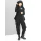 Original Solid Irregularity Elasticity Hooded Outwear Original Solid Irregularity Elasticity Hooded Outwear