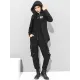 Original Solid Irregularity Elasticity Hooded Outwear Original Solid Irregularity Elasticity Hooded Outwear