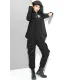 Original Solid Irregularity Elasticity Hooded Outwear Original Solid Irregularity Elasticity Hooded Outwear