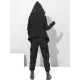 Original Solid Irregularity Elasticity Hooded Outwear Original Solid Irregularity Elasticity Hooded Outwear