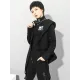 Original Solid Irregularity Elasticity Hooded Outwear Original Solid Irregularity Elasticity Hooded Outwear