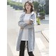 4Colors Drawstring Hooded Split-Joint Pocket Solid Color Zipper Outerwear 4Colors Drawstring Hooded Split-Joint Pocket Solid Color Zipper Outerwear