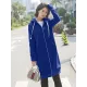 4Colors Drawstring Hooded Split-Joint Pocket Solid Color Zipper Outerwear 4Colors Drawstring Hooded Split-Joint Pocket Solid Color Zipper Outerwear