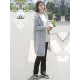 4Colors Drawstring Hooded Split-Joint Pocket Solid Color Zipper Outerwear 4Colors Drawstring Hooded Split-Joint Pocket Solid Color Zipper Outerwear
