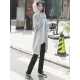 4Colors Drawstring Hooded Split-Joint Pocket Solid Color Zipper Outerwear 4Colors Drawstring Hooded Split-Joint Pocket Solid Color Zipper Outerwear