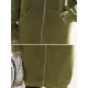 4Colors Drawstring Hooded Split-Joint Pocket Solid Color Zipper Outerwear 4Colors Drawstring Hooded Split-Joint Pocket Solid Color Zipper Outerwear