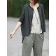 Vintage Solid Loose Cropped Batwing Sleeve Knitting Outwear Vintage Solid Loose Cropped Batwing Sleeve Knitting Outwear