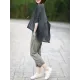 Vintage Solid Loose Cropped Batwing Sleeve Knitting Outwear Vintage Solid Loose Cropped Batwing Sleeve Knitting Outwear