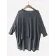 Vintage Solid Loose Cropped Batwing Sleeve Knitting Outwear Vintage Solid Loose Cropped Batwing Sleeve Knitting Outwear