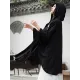 Simple Solid Loose Batwing Sleeve Hood Cape Simple Solid Loose Batwing Sleeve Hood Cape