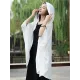 Simple Solid Loose Batwing Sleeve Hood Cape Simple Solid Loose Batwing Sleeve Hood Cape