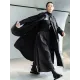 Loose Split-Joint Black False Two Trench Coat Loose Split-Joint Black False Two Trench Coat