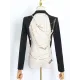 Backless Chains Long Sleeves Notched Collar Outerwear Blazer Backless Chains Long Sleeves Notched Collar Outerwear Blazer