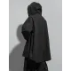 Fashion Irregularity Loose Solid Color Zipper Hooded Outerwear Fashion Irregularity Loose Solid Color Zipper Hooded Outerwear