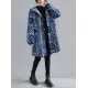 Vintage Ramie Cotton Printing Outerwear&Coat Vintage Ramie Cotton Printing Outerwear&Coat