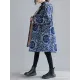 Vintage Ramie Cotton Printing Outerwear&Coat Vintage Ramie Cotton Printing Outerwear&Coat