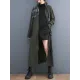 Original Long Sleeves Loose Contrast Color Plaid Split-Joint Zipper Stand Collar Outerwear Original Long Sleeves Loose Contrast Color Plaid Split-Joint Zipper Stand Collar Outerwear