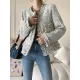 Fashion Long Sleeves Loose Buttoned Round-Neck Outerwear Fashion Long Sleeves Loose Buttoned Round-Neck Outerwear