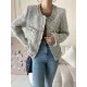 Fashion Long Sleeves Loose Buttoned Round-Neck Outerwear Fashion Long Sleeves Loose Buttoned Round-Neck Outerwear