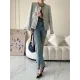 Fashion Long Sleeves Loose Buttoned Round-Neck Outerwear Fashion Long Sleeves Loose Buttoned Round-Neck Outerwear