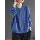 Simple Long Sleeves Loose Solid Color Zipper Stand Collar Outerwear Simple Long Sleeves Loose Solid Color Zipper Stand Collar Outerwear