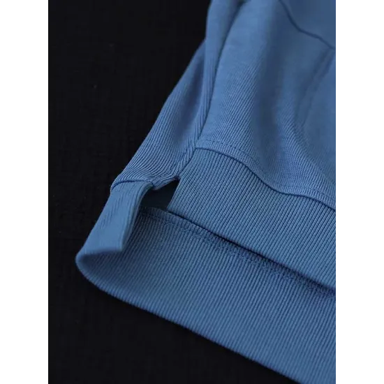 Simple Long Sleeves Loose Solid Color Zipper Stand Collar Outerwear Simple Long Sleeves Loose Solid Color Zipper Stand Collar Outerwear