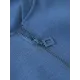 Simple Long Sleeves Loose Solid Color Zipper Stand Collar Outerwear Simple Long Sleeves Loose Solid Color Zipper Stand Collar Outerwear