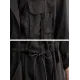 Loose Long Sleeves Drawstring Split-Joint Lapel Trench Coats Loose Long Sleeves Drawstring Split-Joint Lapel Trench Coats
