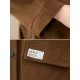 Vintage Long Sleeves Loose Buttoned Solid Color High-Neck Outerwear Vintage Long Sleeves Loose Buttoned Solid Color High-Neck Outerwear