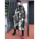 Casual Loose Long Sleeves Drawstring Tie-Dyed Zipper Outerwear Casual Loose Long Sleeves Drawstring Tie-Dyed Zipper Outerwear