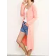 Casual Loose Long Sleeves Solid Color Outerwear Casual Loose Long Sleeves Solid Color Outerwear
