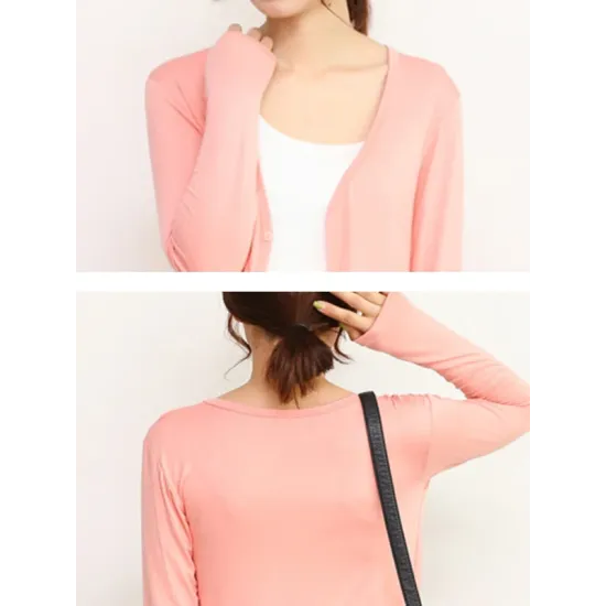 Casual Loose Long Sleeves Solid Color Outerwear Casual Loose Long Sleeves Solid Color Outerwear