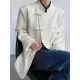 Vintage Loose Black White Buttoned Blazer Vintage Loose Black White Buttoned Blazer