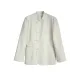 Vintage Loose Black White Buttoned Blazer Vintage Loose Black White Buttoned Blazer