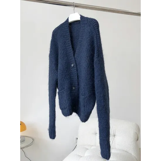 Original Solid With Pocket Cardigans Outerwear Original Solid With Pocket Cardigans Outerwear