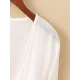 Pleated See-Through Solid Color Loose Sun-Protection Outerwear