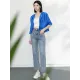 Casual Loose Half Sleeves Pleated Solid Color Outerwear Casual Loose Half Sleeves Pleated Solid Color Outerwear