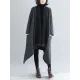 Thicken Gray Long Sleeve Coat Outerwear Thicken Gray Long Sleeve Coat Outerwear
