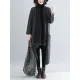 Thicken Gray Long Sleeve Coat Outerwear Thicken Gray Long Sleeve Coat Outerwear