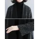Thicken Gray Long Sleeve Coat Outerwear Thicken Gray Long Sleeve Coat Outerwear