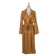 Casual Lace-Up Solid Lapel Collar Coat Casual Lace-Up Solid Lapel Collar Coat