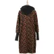 Casual Loose Leopard Patchwork Lapel Collar Coat Casual Loose Leopard Patchwork Lapel Collar Coat