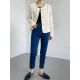 Original Creation Long Sleeves Loose Buttoned Solid Color Round-Neck Outerwear Original Creation Long Sleeves Loose Buttoned Solid Color Round-Neck Outerwear
