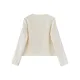 Original Creation Long Sleeves Loose Buttoned Solid Color Round-Neck Outerwear Original Creation Long Sleeves Loose Buttoned Solid Color Round-Neck Outerwear