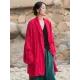 Casual Loose Batwing Sleeves Solid Color Outerwear Casual Loose Batwing Sleeves Solid Color Outerwear