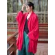 Casual Loose Batwing Sleeves Solid Color Outerwear Casual Loose Batwing Sleeves Solid Color Outerwear
